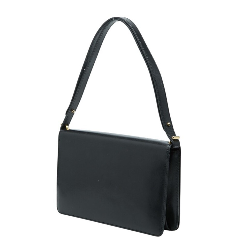 CHRISTIAN DIOR Black Leather Shoulder Bag - Picture 2 of 8